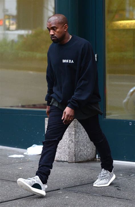 adidas schuhe kanye west|Kanye West wearing Yeezy 350.